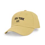 ベージュ | NEWYORK NY刺繍キャップ 帽子ベースボールキャップユニセックス | FACION