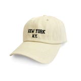 アイボリー | NEWYORK NY刺繍キャップ 帽子ベースボールキャップユニセックス | FACION