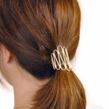透かしデザインメタルポニーフックヘアフックヘアカフスヘアアクセサリートレンドモー… | FACION | 詳細画像5
