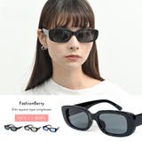 スクエアサングラス レディース UVカット | FashionBerry | 詳細画像1