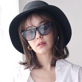 COL.7 ブラック/ライトスモーク | クラシックウェリントンサングラス レディース 3色展開 | FashionBerry