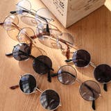 メタルラウンド サングラス UVカット | FashionBerry | 詳細画像30