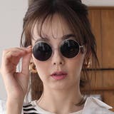 COL.1 シルバー/スモーク | メタルラウンド サングラス UVカット | FashionBerry