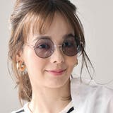 COL.11 ブラック(七宝)/ライトスモーク | メタルラウンド サングラス UVカット | FashionBerry