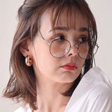 COL.13 ブロンズ(七宝)/クリア | メタルボストン ラウンドサングラス&伊達メガネ UVカット | FashionBerry