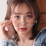 COL.31 アイボリー(七宝)/クリア | メタルボストン ラウンドサングラス&伊達メガネ UVカット | FashionBerry