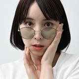COL.36 ブラック/ライトグリーン | メタルボストン ラウンドサングラス&伊達メガネ UVカット | FashionBerry