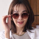 COL.22 クリアブラウンベージュ/ブラウンハーフ | ヴィンテージクラシック ボストンサングラス&クリアレンズ UVカット | FashionBerry