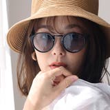 COL.6 ブラック/ライトスモーク | クラシックラウンドサングラス&クリアレンズ UVカット 軽量フレーム | FashionBerry
