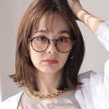 COL.8 デミ/クリア | クラシックラウンドサングラス&クリアレンズ UVカット 軽量フレーム | FashionBerry