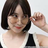 メタルラウンドサングラス&伊達メガネ UVカット 軽量フレーム | FashionBerry | 詳細画像33