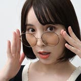 メタルラウンドサングラス&伊達メガネ UVカット 軽量フレーム | FashionBerry | 詳細画像34