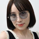 COL.10 ブラック/ライトスモーク | メタルラウンドサングラス&伊達メガネ UVカット 軽量フレーム | FashionBerry