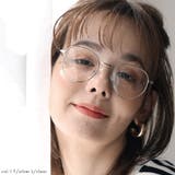 メタルボストン 伊達メガネ&サングラス UVカット | FashionBerry | 詳細画像2