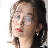 COL.4 ブラック(七宝)/クリア | メタルボストン 伊達メガネ&サングラス UVカット | FashionBerry