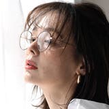 COL.5 ブラウン(七宝)/クリア | メタルボストン 伊達メガネ&サングラス UVカット | FashionBerry