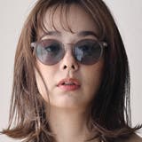 COL.3 クリアグレー/ライトスモーク | ヴィンテージラウンドメタルフレーム サングラス&クリアレンズ UVカット | FashionBerry