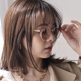 COL.4 クリアブラウン/ライトブラウン | ヴィンテージラウンドメタルフレーム サングラス&クリアレンズ UVカット | FashionBerry