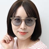 COL.3 クリアミルキーグレー/ライトスモーク | ボストンラウンド メガネ サングラス | FashionBerry