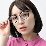 COL.1 ブラック/クリア | ヴィンテージラウンドアイウェア クリア&カラーレンズ レディース | FashionBerry