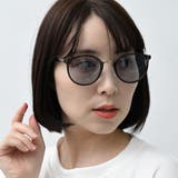 COL.3 クリアブラック/ライトスモーク | ヴィンテージラウンドアイウェア クリア&カラーレンズ レディース | FashionBerry