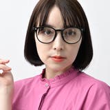 COL.1 ブラック/クリア | ボストンラウンドメガネ&サングラス クリア カラーレンズ | FashionBerry