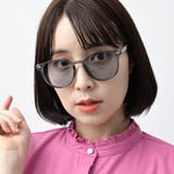COL.4 クリアミルキーグレー/ライトスモーク | ボストンラウンドメガネ&サングラス クリア カラーレンズ | FashionBerry