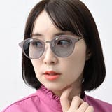 COL.2 クリアミルキーグレー/ライトスモーク | クラシックボストン型 サングラス&クリアレンズ UVカット | FashionBerry