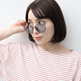 エレガントラウンドフレーム サングラス&クリアレンズ レディース | FashionBerry | 詳細画像15