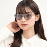COL.4 クリアミルキーグレー/ライトスモーク | クラシックボストン サングラス&クリアレンズ UVカット | FashionBerry