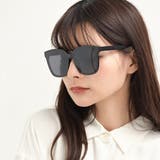 ビッグフレーム ウェリントンサングラス レディース | FashionBerry | 詳細画像3