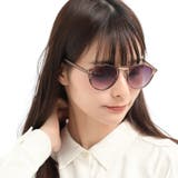 COL.6 クリアグレーブラウン/スモークハーフ | ラウンドメタルボストン サングラス&クリアレンズ レディース | FashionBerry