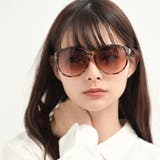 COL.3 デミ/ブラウンハーフ | ビッグフレーム サングラス UVカット | FashionBerry