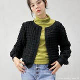 ポップコーン トップス ポコポコ カーディガン | FashionBerry | 詳細画像4