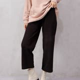 ブラウン | 太コールワイドパンツ | FashionBerry