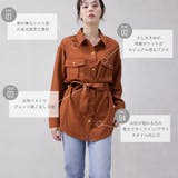 ベルト付サファリシャツジャケット | FashionBerry | 詳細画像3 
