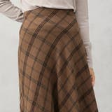 ヘリンボーンバイアスチェックスカート | FashionBerry | 詳細画像11