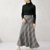 ヘリンボーンバイアスチェックスカート | FashionBerry | 詳細画像17