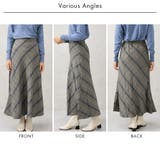 ヘリンボーンバイアスチェックスカート | FashionBerry | 詳細画像18