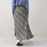 ヘリンボーンバイアスチェックスカート | FashionBerry | 詳細画像6