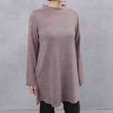 ヒーザー | プチハイネック アクリル混チュニック | FashionBerry