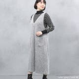 ゆるてろ素材 ポケット付きジャンパースカート | FashionBerry | 詳細画像13