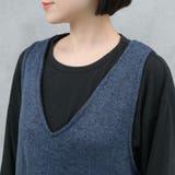 ゆるてろ素材 ポケット付きジャンパースカート | FashionBerry | 詳細画像18