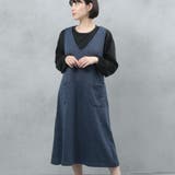 ゆるてろ素材 ポケット付きジャンパースカート | FashionBerry | 詳細画像22