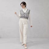 ダイヤ柄ジャガードニットベスト | FashionBerry | 詳細画像12 