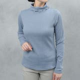 サックス | ワイドリブメロウタートルロンT | FashionBerry