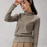 配色メローテレコタートルプルオーバー | FashionBerry | 詳細画像12 