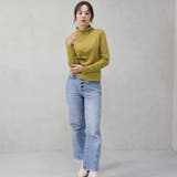 配色メローテレコタートルプルオーバー | FashionBerry | 詳細画像19 