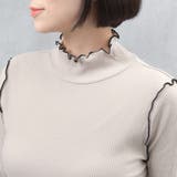 配色メローテレコホルターネックプルオーバー | FashionBerry | 詳細画像14 