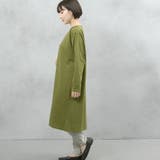 ヘビーウェイトロングスリーブタック使いワンピース | FashionBerry | 詳細画像18 